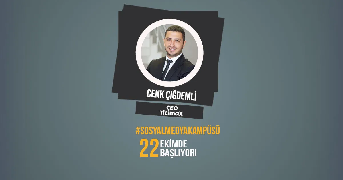 Cenk Çiğdemli #SosyalMedyaKampüsü'nde!