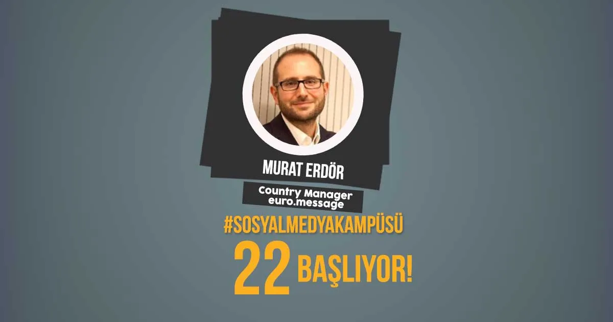 Murat Erdör #SosyalMedyaKampüsü'nde!