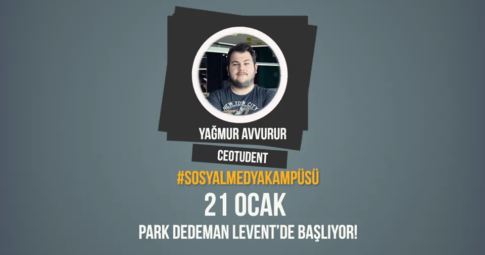 Yağmur Avvurur Sosyal Medya Kampüsü'nde