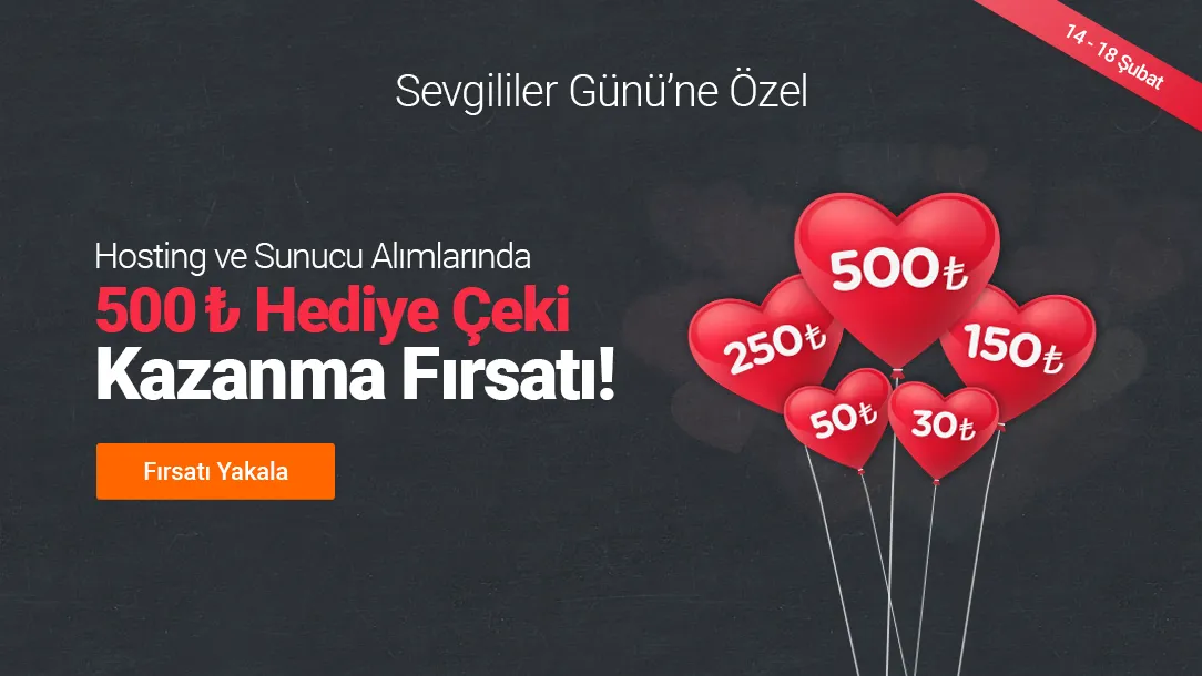 Sevgililer Günü’ne Özel 500 TL Hediye Çeki Fırsatı!